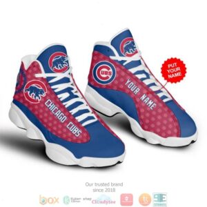 Personalized Chicago Cubs Mlb 1 Baseball Air Jordan 13 Sneaker Shoes