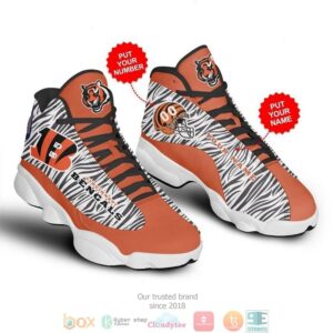 Personalized Cincinnati Bengals Nfl 1 Baseball Air Jordan 13 Sneaker Shoes