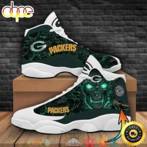 Personalized Green Bay Packers NFL Teams Football Air Jordan 13 Sneaker Shoes