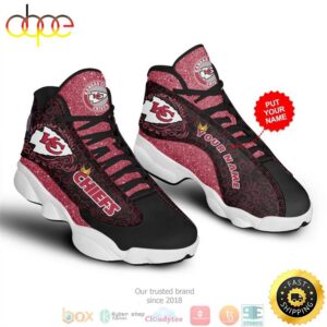 Personalized Kansas City Chiefs NFL 4 Football Air Jordan 13 Sneaker Shoes