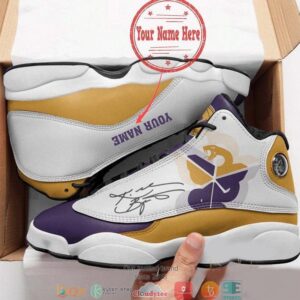 Personalized Kobe Bryant 2Los Angeles Lakers Nba Air Jordan 13 Sneaker Shoes