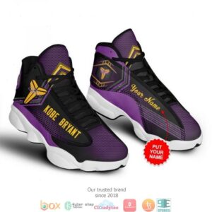 Personalized Kobe Bryant Los Angeles Lakers Football Nba 6 Air Jordan 13 Sneaker Shoes