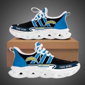 Personalized NFL Los Angeles Chargers Max Soul Shoes