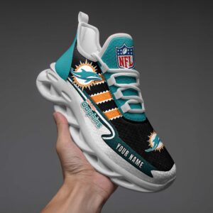 Personalized NFL Miami Dolphins Max Soul Shoes