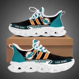 Personalized NFL Miami Dolphins Max Soul Shoes