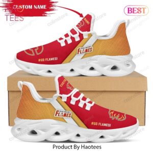 Personalized Name Calgary Flames NHL Max Soul Shoes