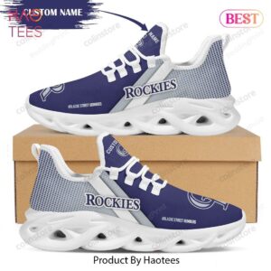 Personalized Name Colorado Rockies NHL Max Soul Shoes