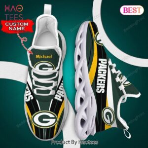 Personalized Name Green Bay Packers NFL Max Soul Shoes