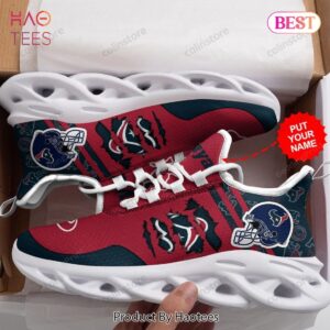 Personalized Name Houston Texans NFL Max Soul Shoes