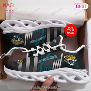Personalized Name Jacksonville Jaguars NFL Max Soul Shoes