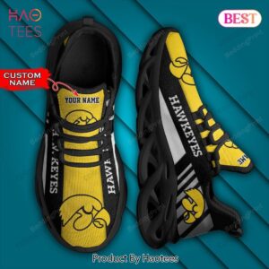 Personalized Name NCAA Iowa Hawkeyes Max Soul Shoes