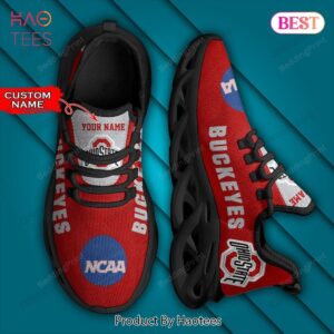 Personalized Name NCAA Ohio State Buckeyes Max Soul Shoes