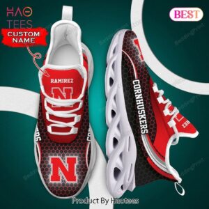 Personalized Name Nebraska Cornhuskers NCAA Max Soul Shoes
