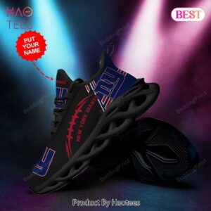 Personalized Name New York Giants NFL Max Soul Shoes