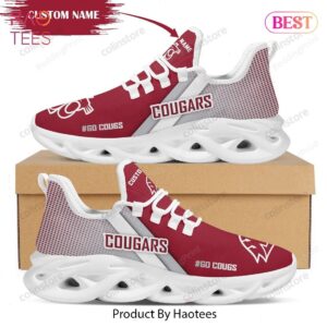 Personalized Name Washington State Cougars NCAA Max Soul Shoes