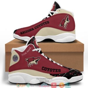 Personalized Nhl Arizona Coyotes Air Jordan 13 Shoes