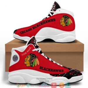 Personalized Nhl Chicago Blackhawks Air Jordan 13 Shoes