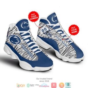 Personalized Penn State Nittany Lions Football Teams Air Jordan 13 Sneaker Shoes