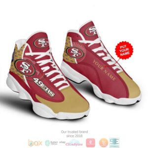 Personalized San Francisco 49Ers Nfl 1 Football Air Jordan 13 Sneaker Shoes