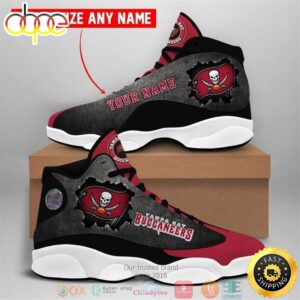 Personalized Tampa Bay Buccaneers NFL Football Team 2 Air Jordan 13 Sneaker Shoes 2