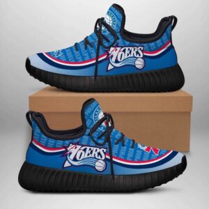 Philadelphia 76Ers Yeezy Boost Shoes Sport Sneakers