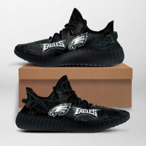 Philadelphia Eagles Football Team Custom Yeezy Sport Teams Yeezy Boost Custom Shoes Gift