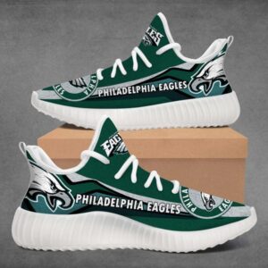 Philadelphia Eagles Football Team Custom Yeezy Sport Teams Yeezy Boost Custom Shoes Gift 4