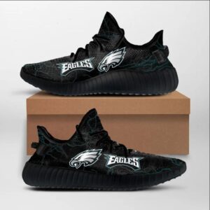 Philadelphia Eagles Football Team Custom Yeezy Sport Teams Yeezy Boost Custom Shoes Gift 5