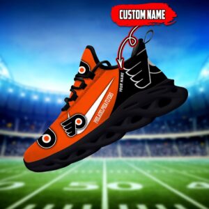 Philadelphia Flyers Custom Name NHL New Max Soul Shoes