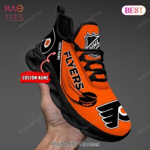 Philadelphia Flyers Personalized NHL Max Soul Shoes