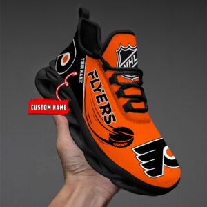 Philadelphia Flyers Personalized NHL New Max Soul Shoes