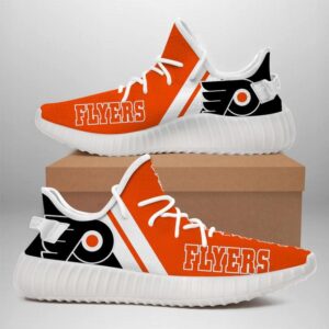 Philadelphia Flyers Sneakers Big Logo Yeezy Shoes Art 1954