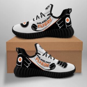 Philadelphia Flyers Unisex Sneakers New Sneakers Hockey Custom Shoes Philadelphia Flyers Yeezy Boost Yeezy Shoes