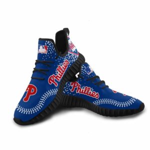 Philadelphia Phillies Unisex Sneakers New Sneakers Custom Shoes Baseball Yeezy Boost