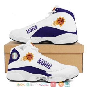 Phoenix Suns Nba Football Team Air Jordan 13 Sneaker Shoes