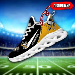 Pittsburgh Penguins Custom Name NHL New Max Soul Shoes