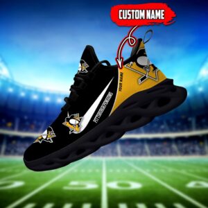 Pittsburgh Penguins Custom Name NHL New Max Soul Shoes