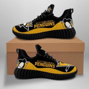 Pittsburgh Penguins Custom Shoes Sport Sneakers Hockey Yeezy Boost
