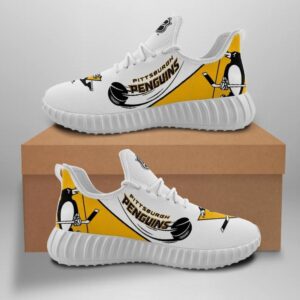 Pittsburgh Penguins New Hockey Custom Shoes Sport Sneakers Pittsburgh Penguins Yeezy Boost
