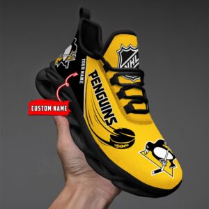 Pittsburgh Penguins Personalized NHL New Max Soul Shoes