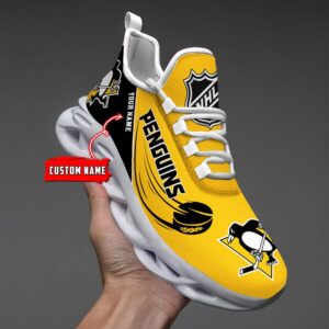 Pittsburgh Penguins Personalized NHL New Max Soul Shoes
