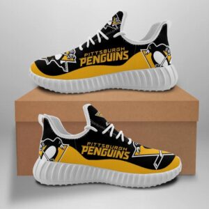 Pittsburgh Penguins Unisex Sneakers New Sneakers Custom Shoes Hockey Yeezy Boost