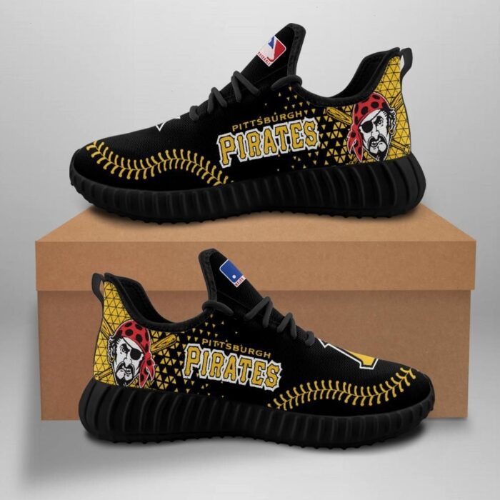 Pittsburgh Pirates Unisex Sneakers New Sneakers Custom Shoes Baseball Yeezy Boost