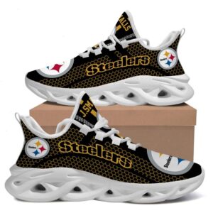 Pittsburgh Steelers Clunky NFL Custom Name For Sport Lover Max Soul Sneaker Running Sport Shoes
