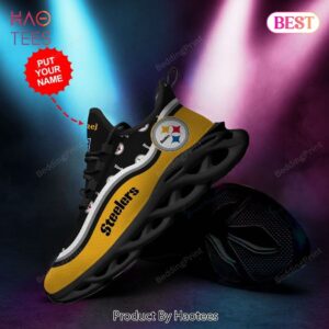 Pittsburgh Steelers Custom Personalized NFL Max Soul Shoes