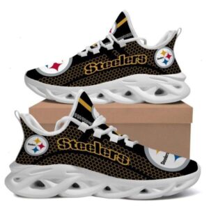 Pittsburgh Steelers Custom name 06 M3RTT0307 Max Soul Sneaker Running Sport Shoes