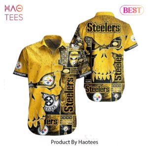 Pittsburgh Steelers NFL Hawaiian Shirt Skull Printed 3D New Trend Summer For Fans 2023