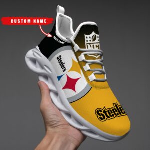 Pittsburgh Steelers Personalized Custom Name Max Soul Shoes