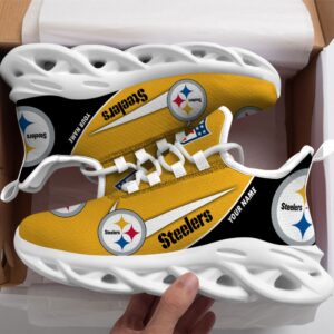 Pittsburgh Steelers Personalized Luxury NFL Max Soul Shoes 281122