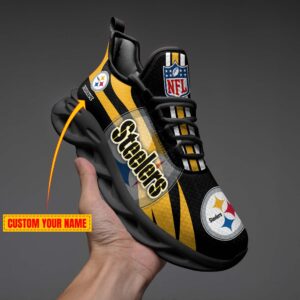 Pittsburgh Steelers Personalized Max Soul Shoes